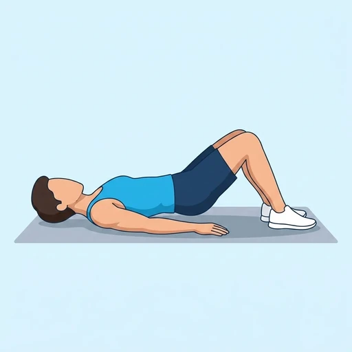 Glute bridge — Exercise illustration