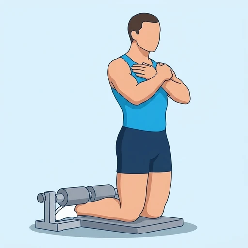 Nordic hamstring curl — Exercise illustration