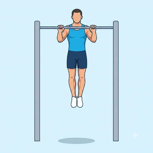 Pull-up: Exercise illustration (peak)