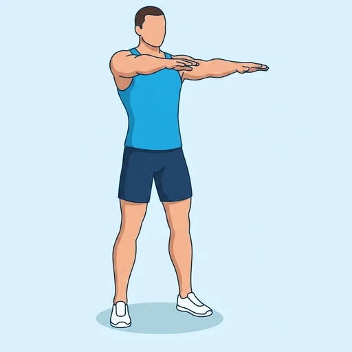 Bodyweight squat — Exercise illustration