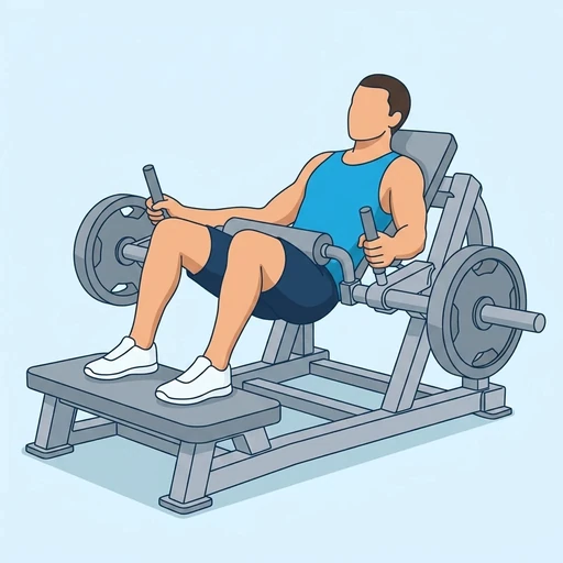Hip thrust machine — Exercise illustration