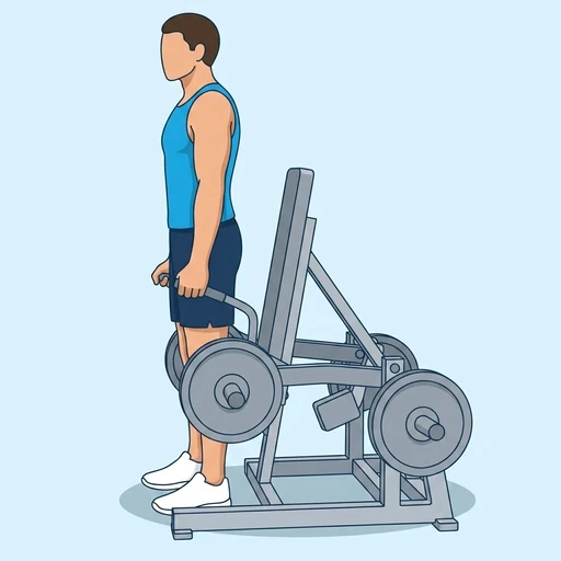 Machine shrugs — Exercise illustration